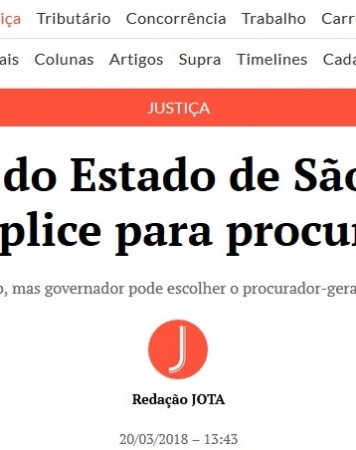 Procuradores do Estado de São Paulo votam em lista tríplice para procurador-geral