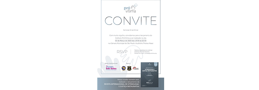 CONVITE – PRÓVÍTIMA CONVITE – PRÓVÍTIMA