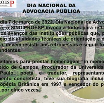 Dia Nacional da Advocacia Pública