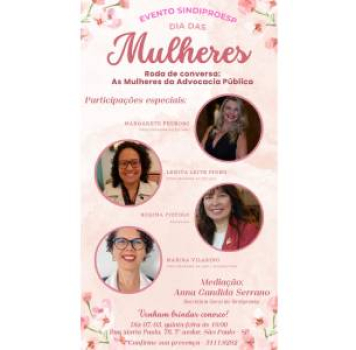 Roda de conversa – Mulheres da Advocacia Pública