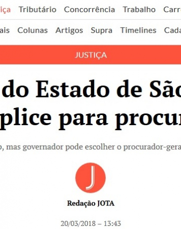 Procuradores do Estado de São Paulo votam em lista tríplice para procurador-geral